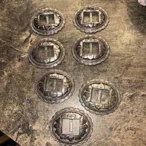 vtg 7 conco's 1993 western horse or saddle Flower 3 X 2.5